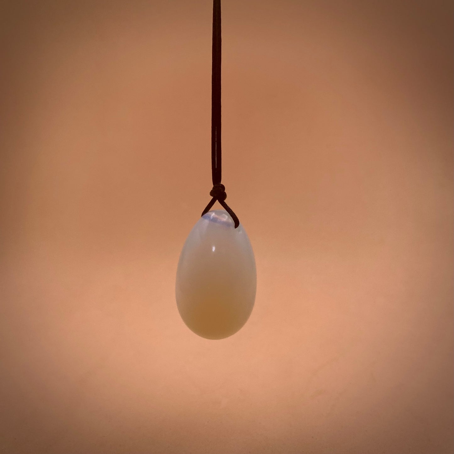 Huevos Yoni de ópalo blanco